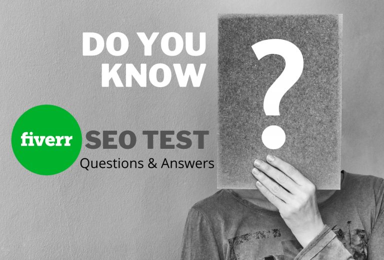 Fiverr SEO Skill Assessment Test Answers 2022 [Updated]