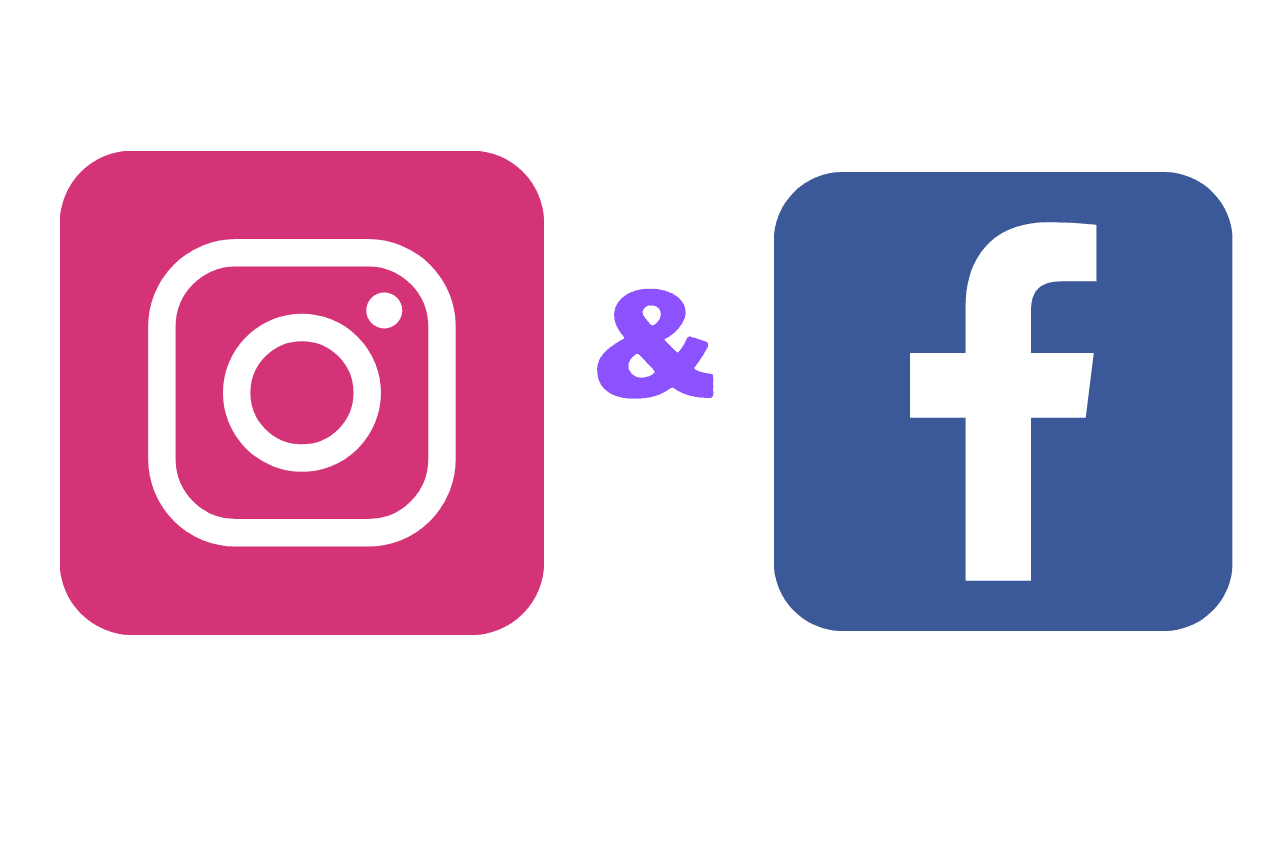 Instagram and Facebook