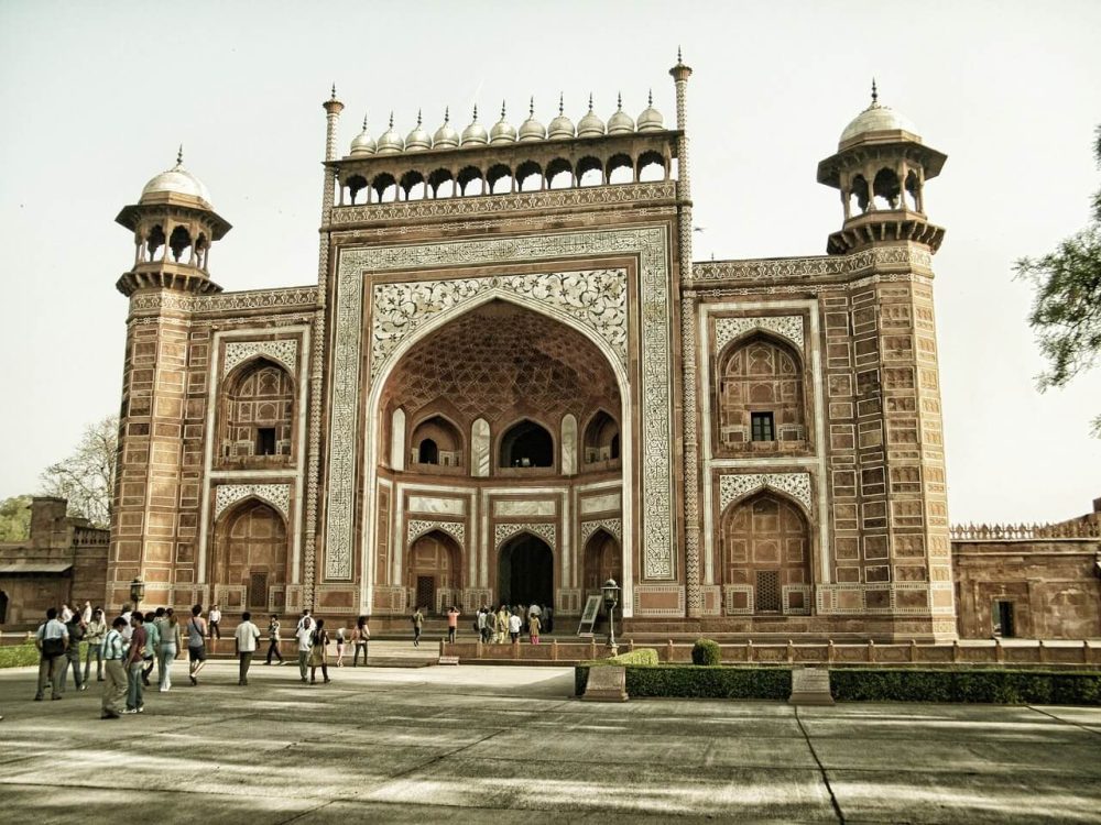 Agra fort architecture, India