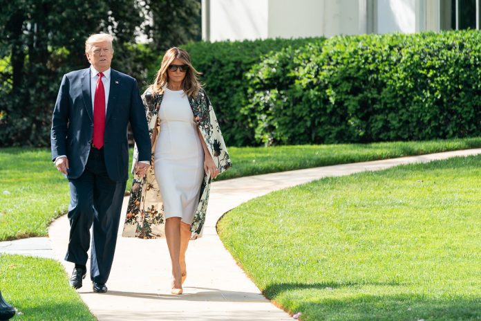 Donald Trump and His Wife Melania Trump