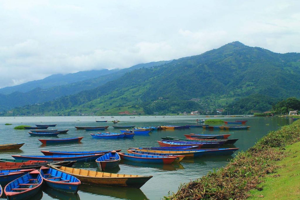 Pokhara Nepal Boats