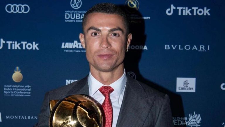Cristiano Ronaldo Wins Player of the Century Award in Dubai