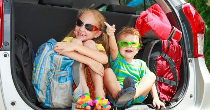 Travelling by car with children