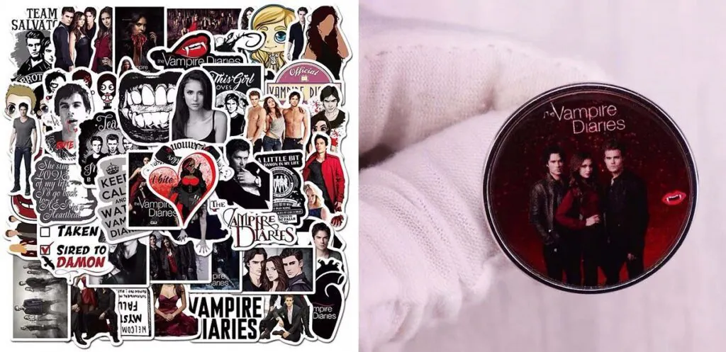 Vampire Diaries Stickers and Pins