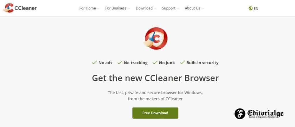CCleaner Browser 116.0.22388.188 instaling