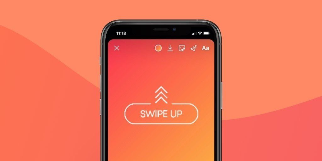 Instagram Swipe-up Feature