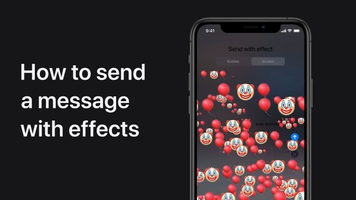 How to use text message effects on iPhone