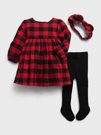 Gap’s Baby Plaid Dress Outfit Set