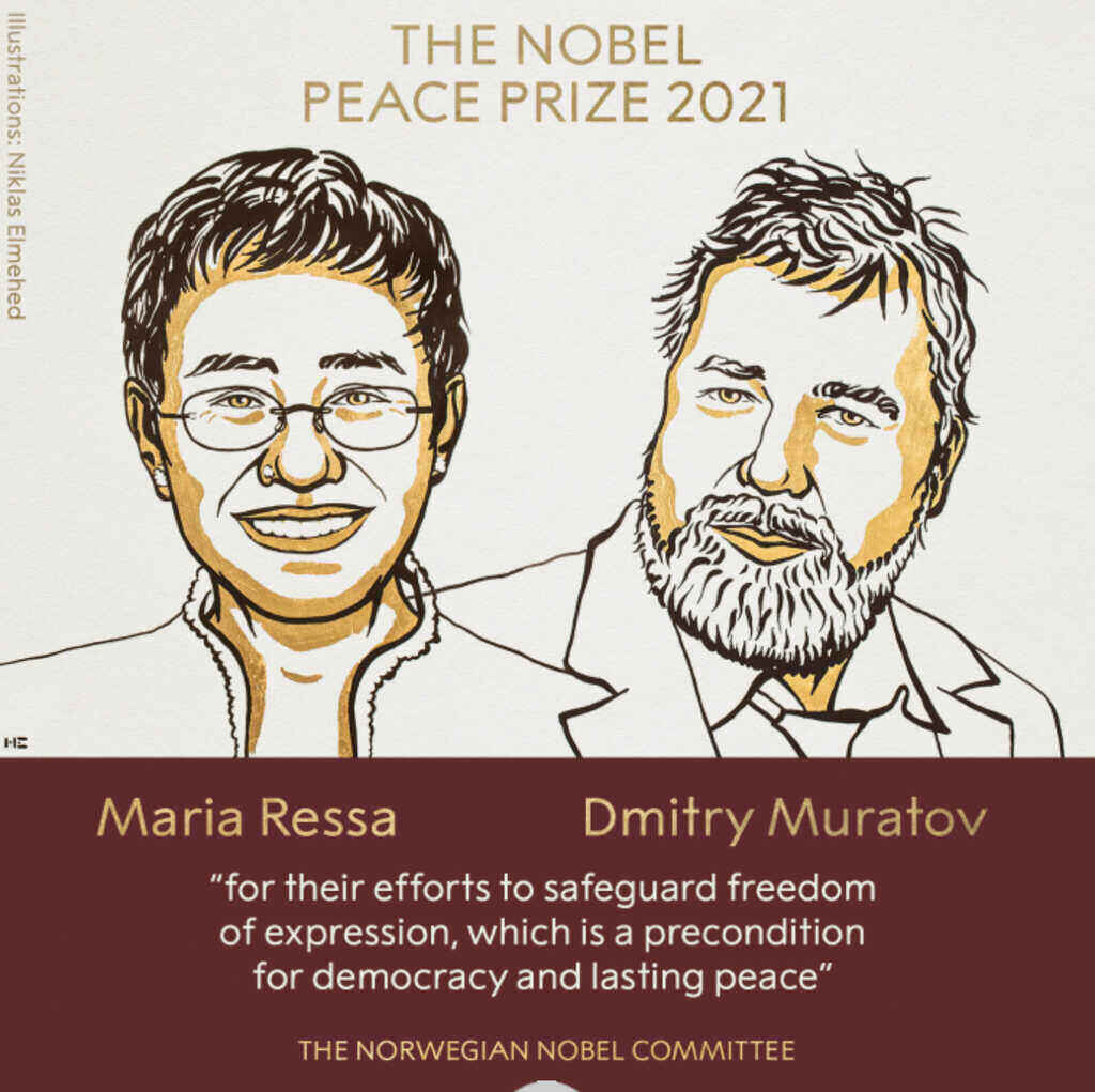 Nobel Peace Prize 2021 Winners