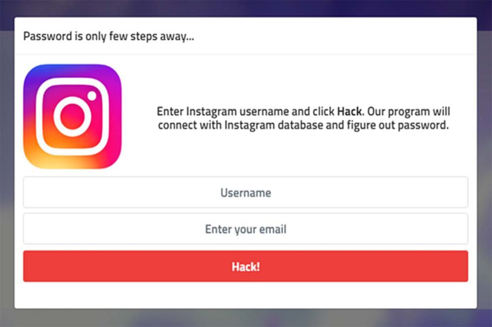 How to Hack Instagram Account