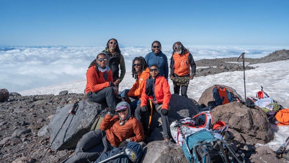 First Black Group on the Way to Everest