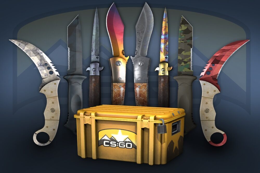 Knifes from CS:GO Cases