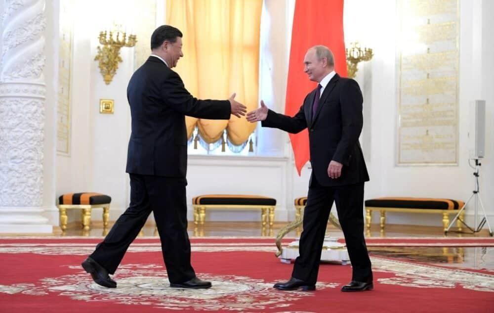 Vladimir Putin and Xi Jinping