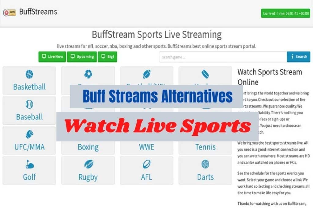 Buffstreams Top 105 Buff Streams Alternatives to Watch Live Sports