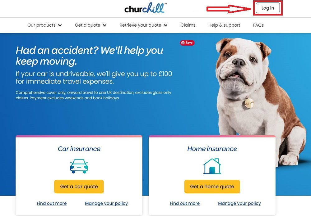 Churchill car insurance login