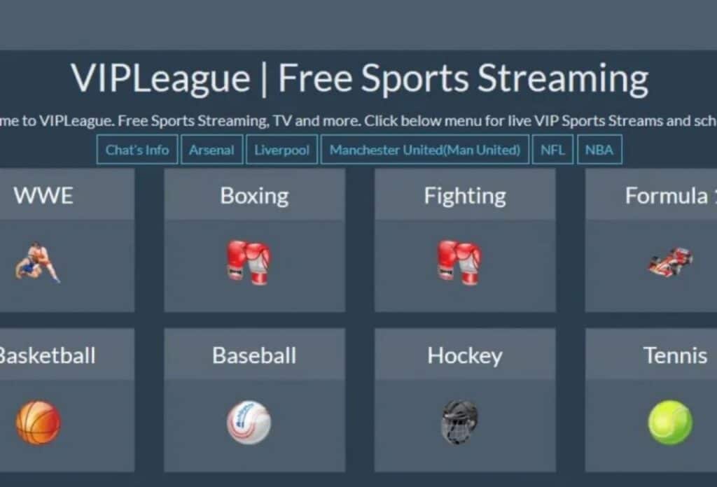 Vipleague discount football live