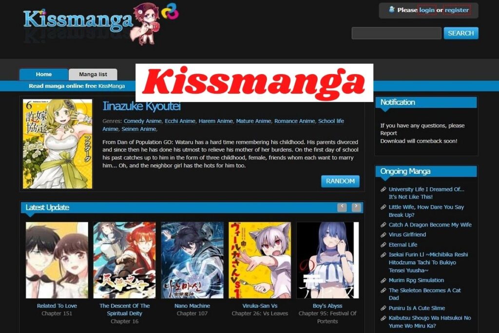 Features of Kissmanga Website