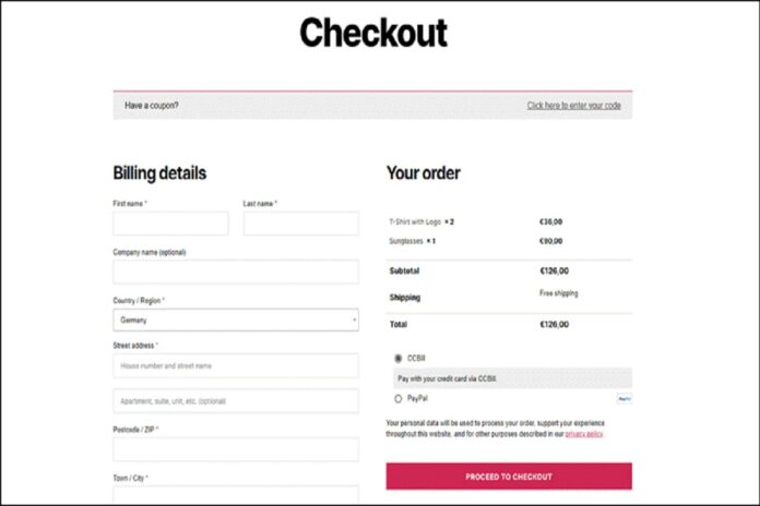 ABC of checkout pages