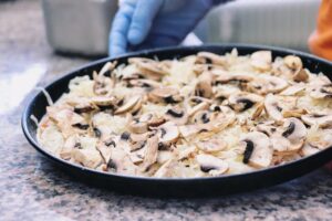 mushroom pizza