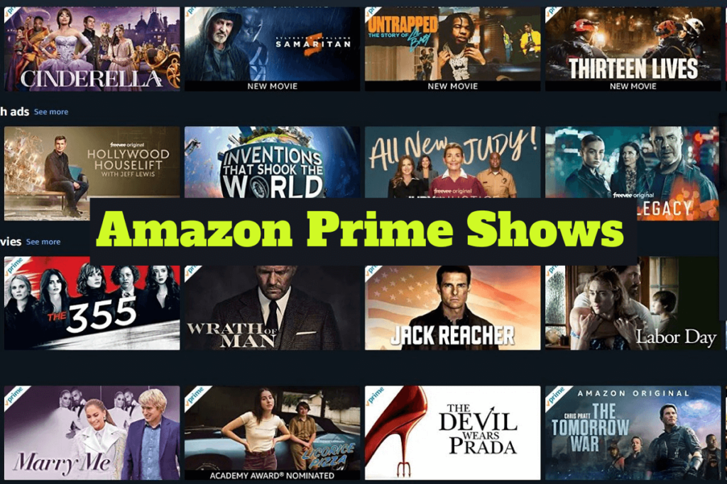 Prime Video August 2022 Schedule Including the Freevee Lineup