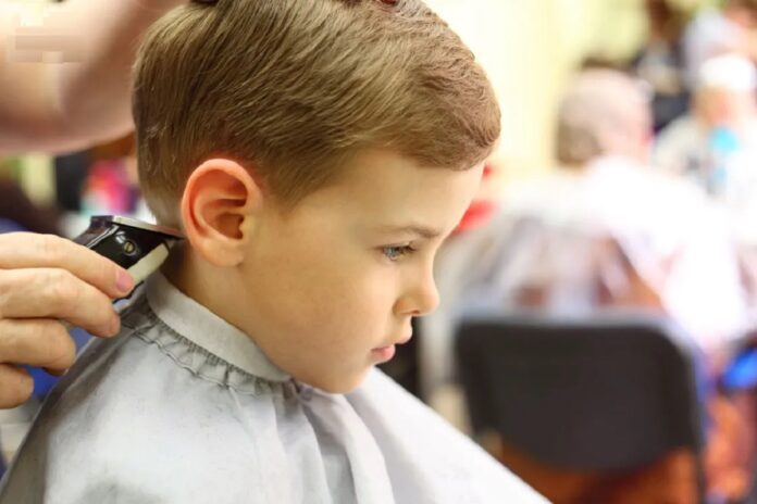 Young boys Haircuts with Sensory Issues
