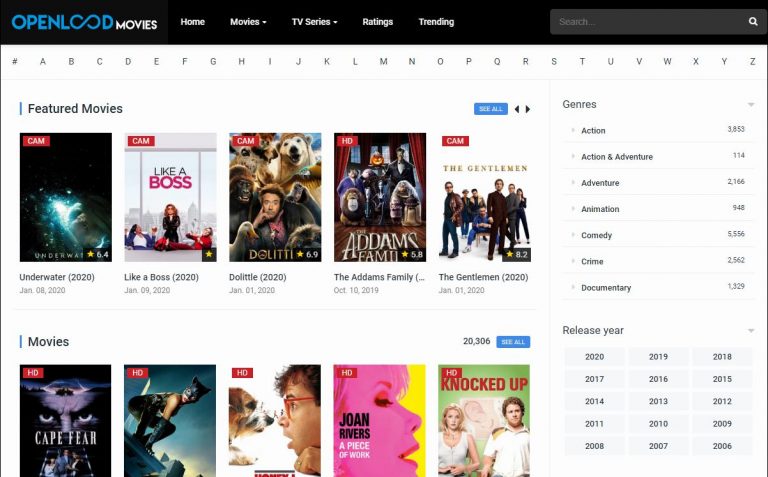 Top 160 Alternatives to Openload for Watching Movies and TV Shows