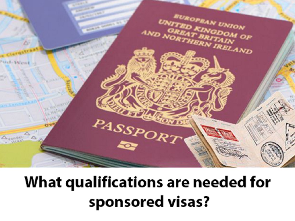 What qualifications are needed for sponsored visas