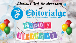 Editorialge 3rd Birthday