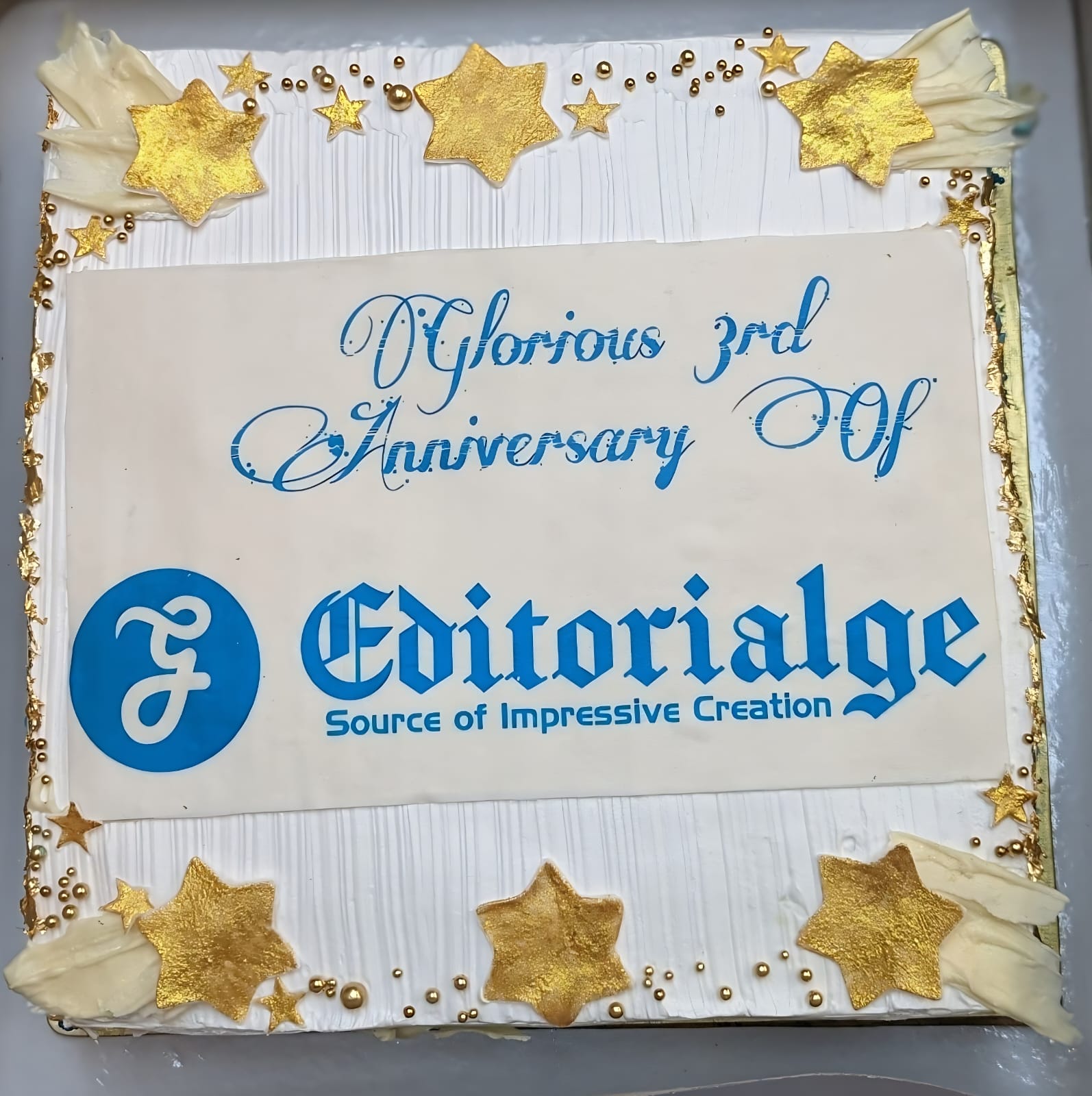 Editorialge Birthday Cake