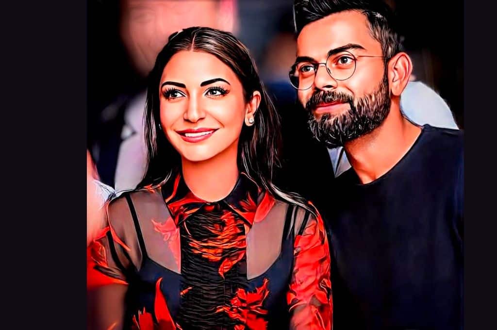 Virat Kohli with Anushka Sharma