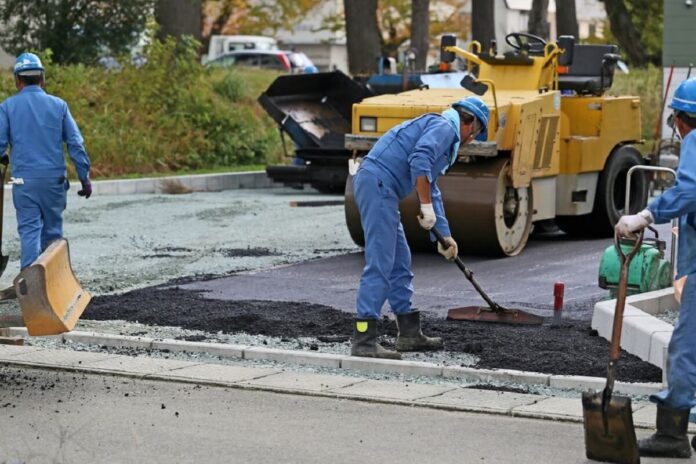 Concrete parking lot maintenance