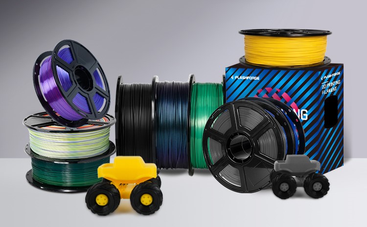Various types of petg filament