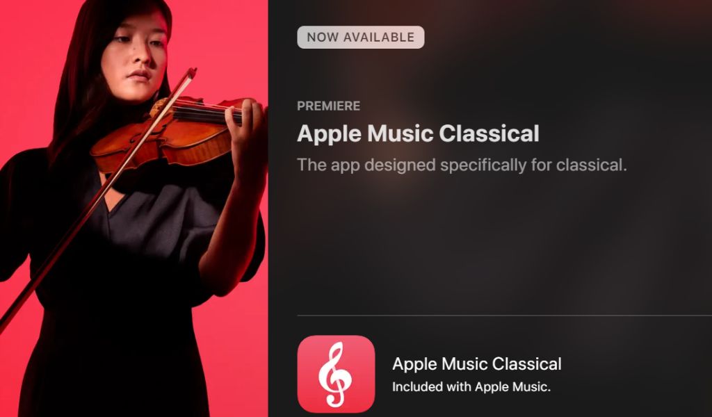 Apple Music Classical Now Available on App Store