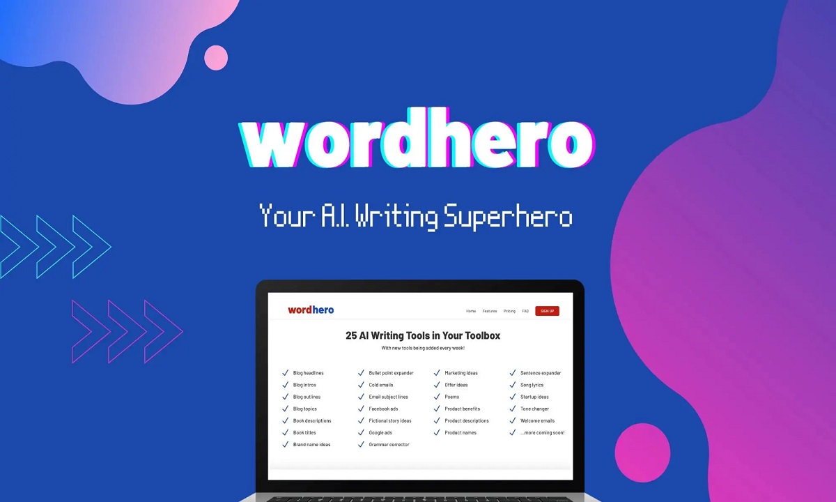 Features of Wordhero
