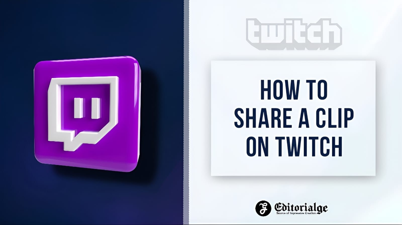 How to share a clip on twitch