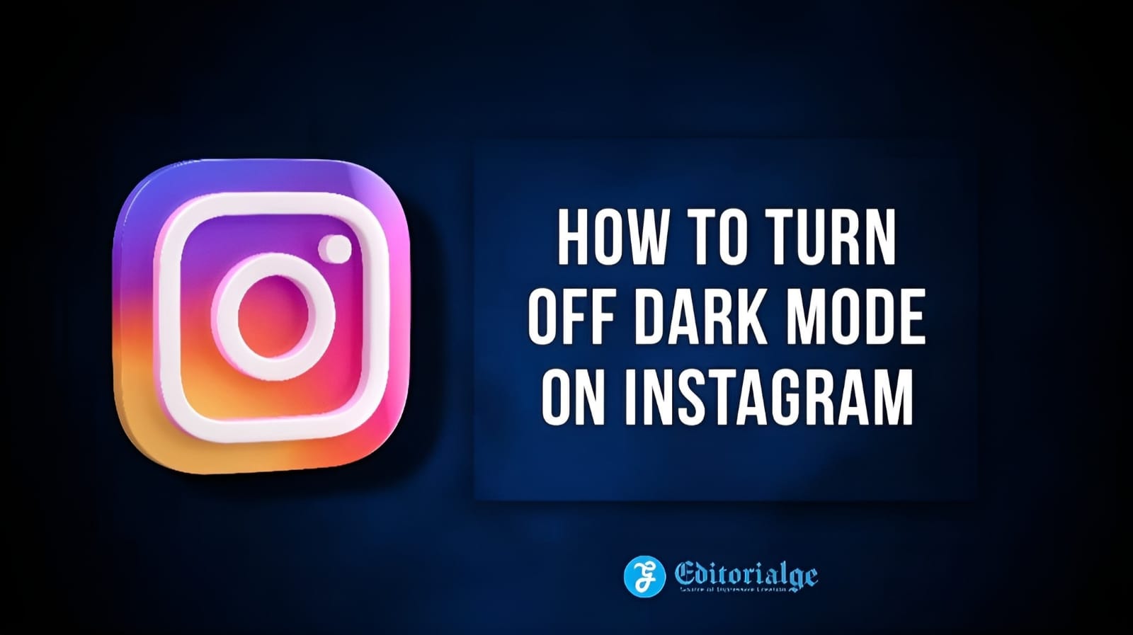 How to turn off dark mode on Instagram