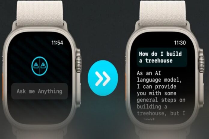 watchGPT Brings Chatbot to Apple Watch