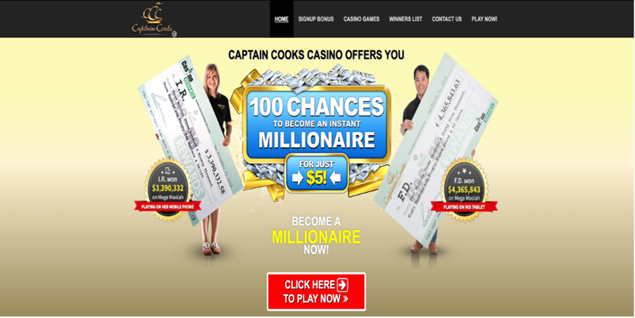 Captain Cooks Casino Overview