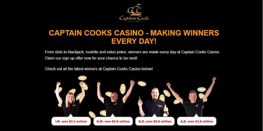 Captain Cooks Casino's Winning Formula
