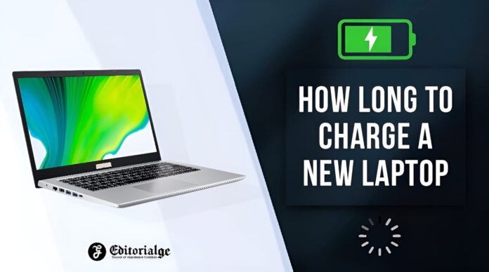 How long to charge a new laptop