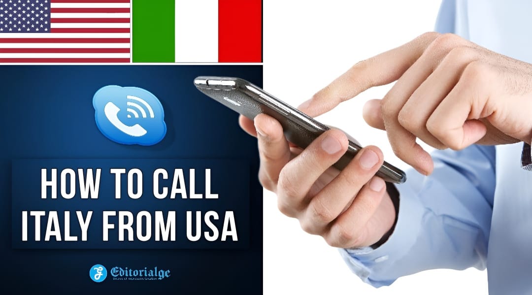 How to call italy from usa