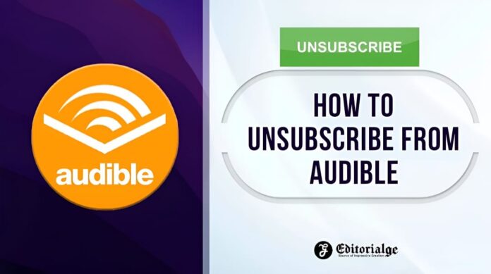 How to unsubscribe from audible