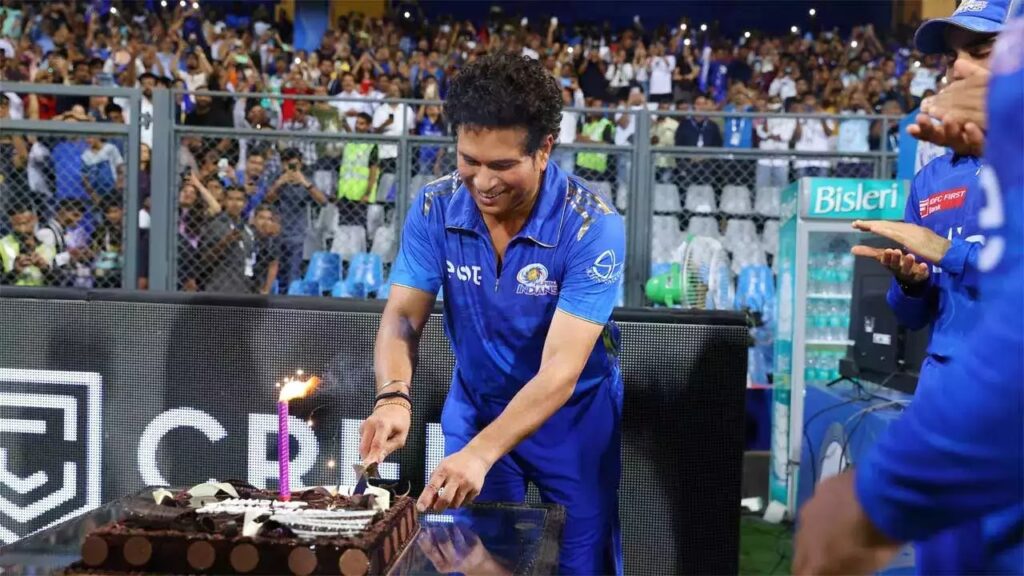 Sachin Tendulkar Celebrates 50th Birthday at Wankhede Stadium