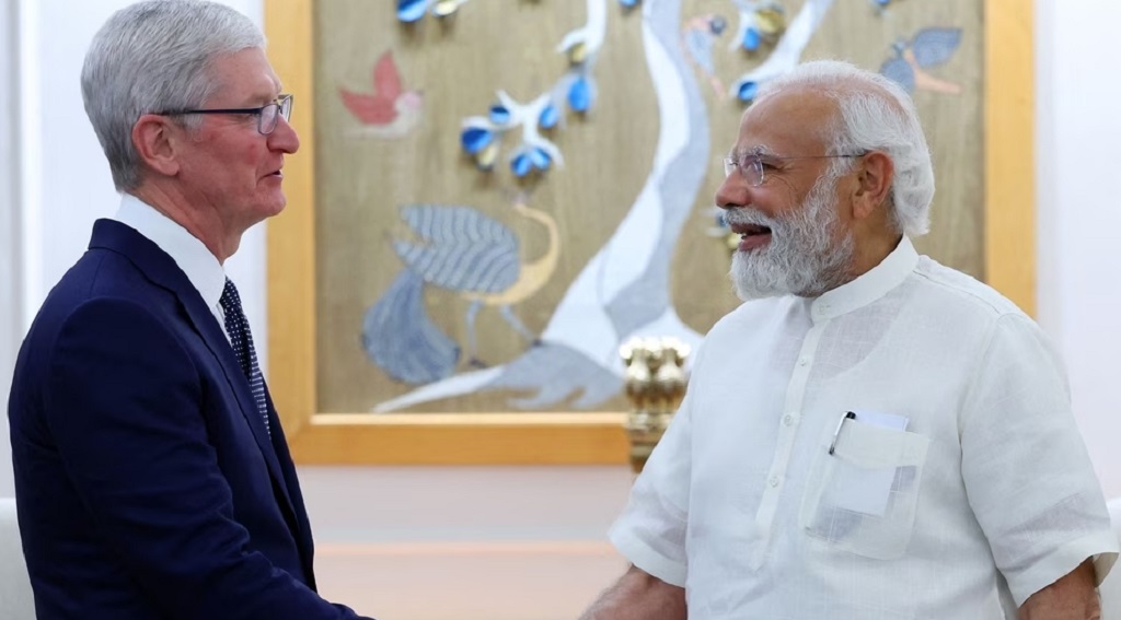 Tim Cook Meets India PM Modi