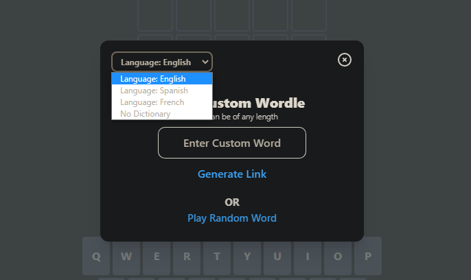 make custom wordle