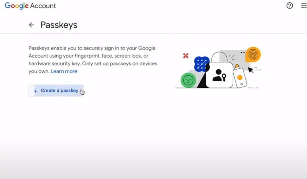 Google Access Keys