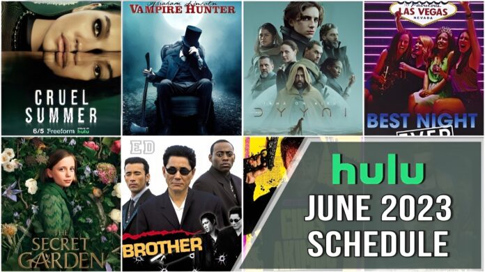 Hulu June 2023 Schedule