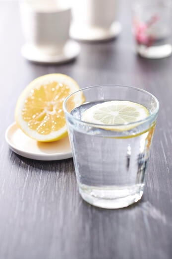 warm water with lemon
