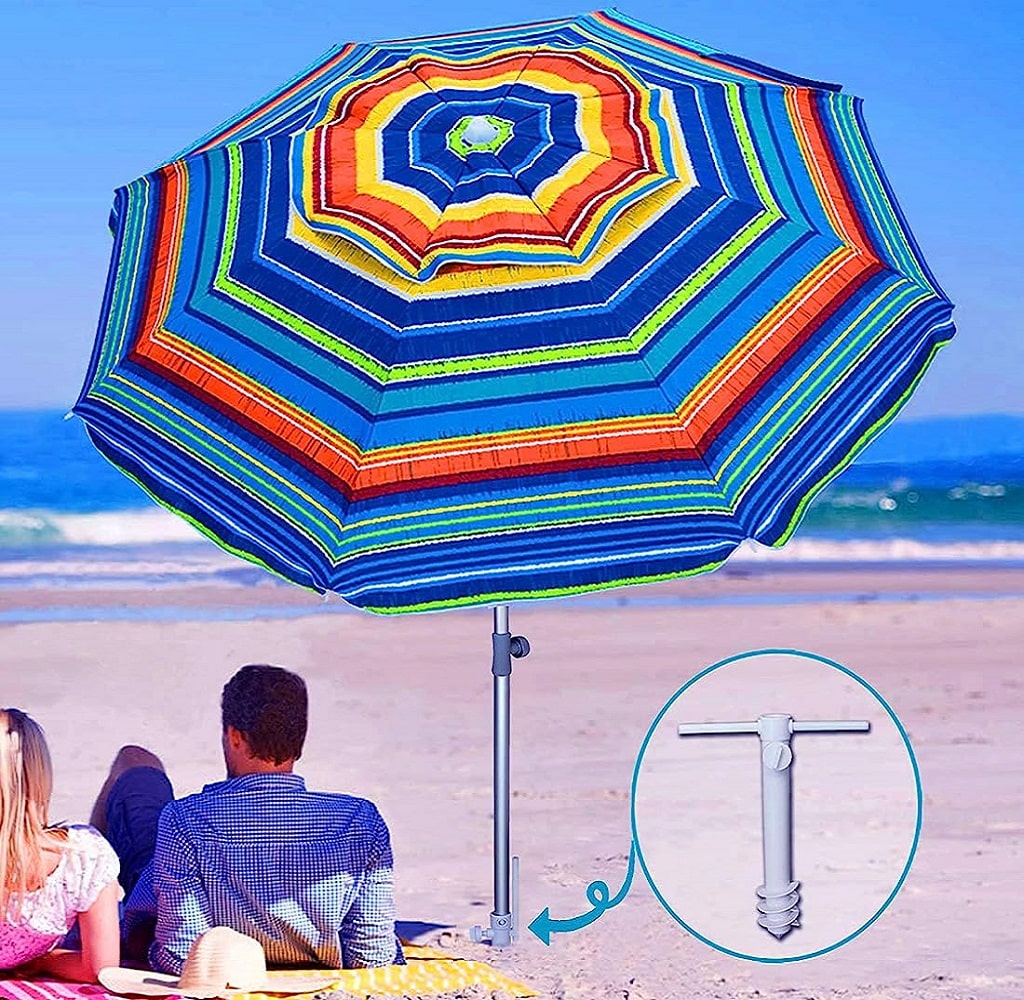 Ammsun Heavy Duty Beach Umbrella