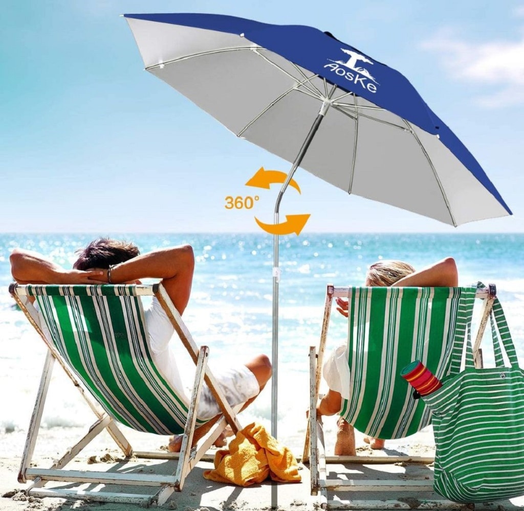 AosKe Portable Sun Shade Umbrella